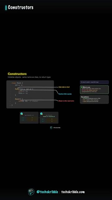 Constructors