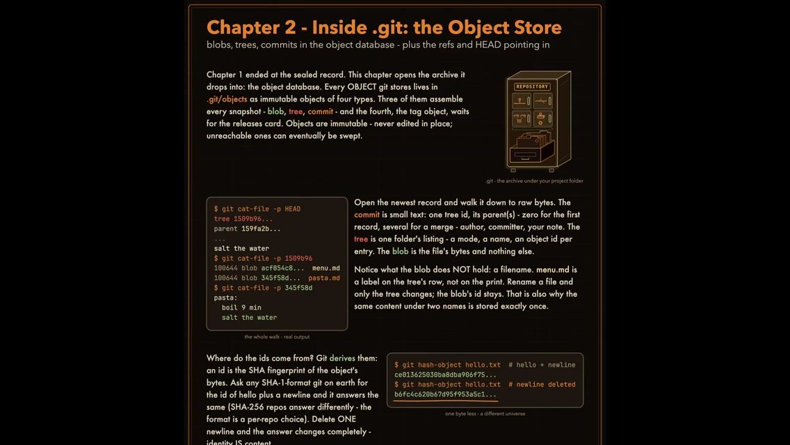 Inside .git: the Object Store
